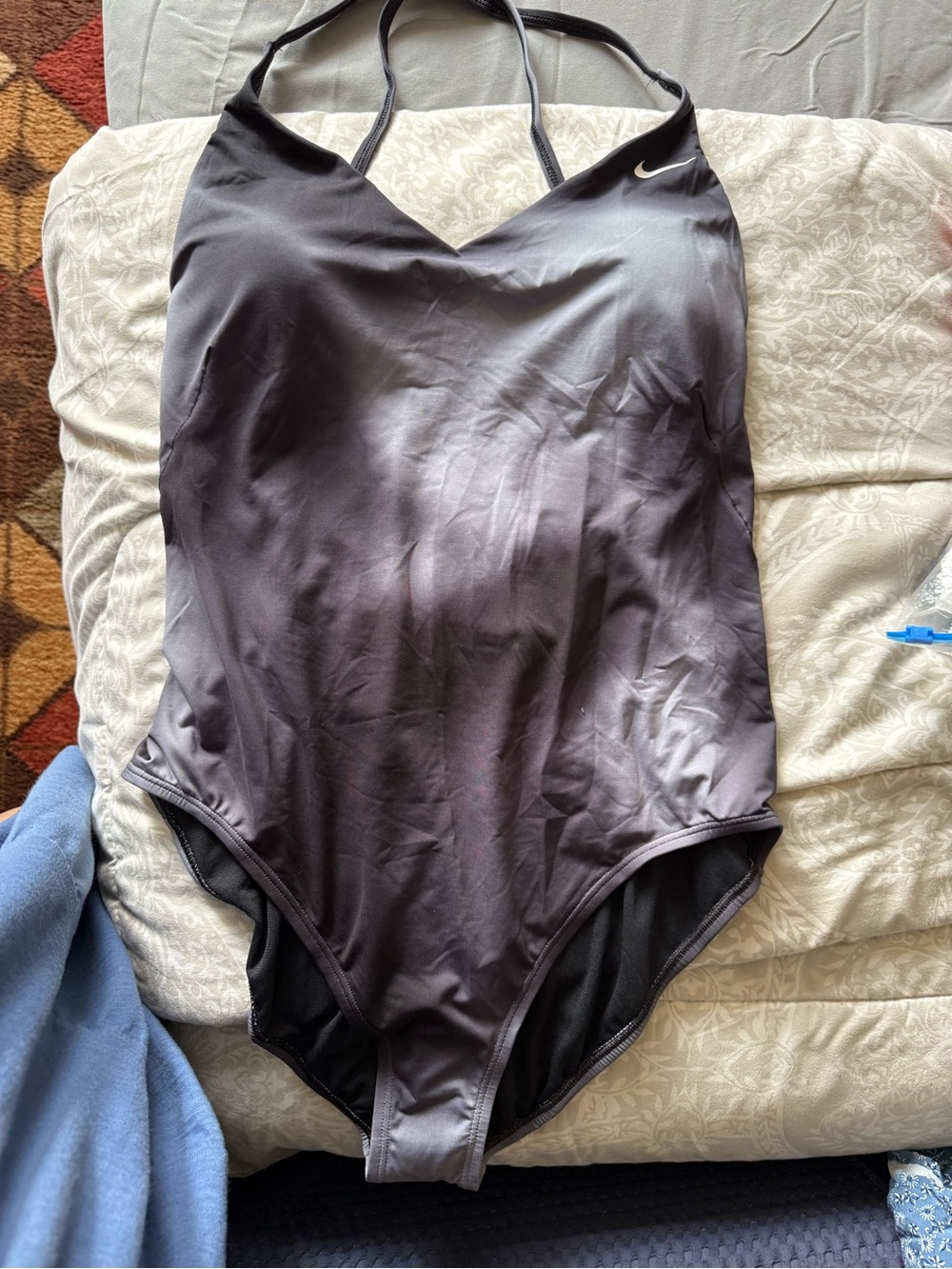 NWT Nike Women's Black One-Piece Swim Suit